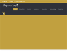 Tablet Screenshot of imperialraj.com